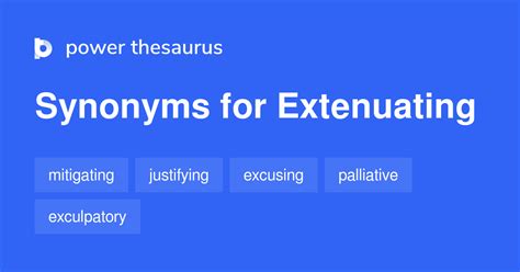 extenuating synonym